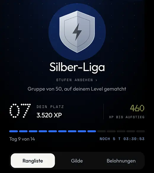RYVEL Liga Screen